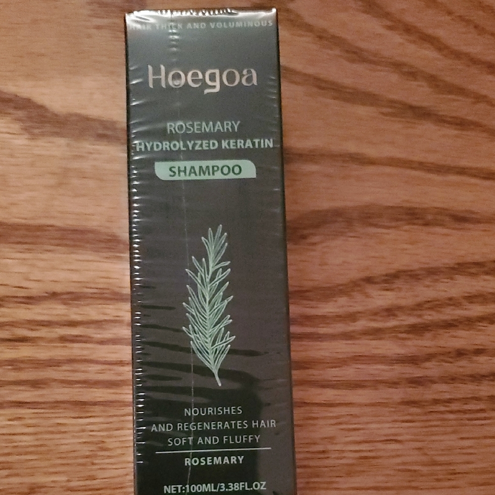 Rosemary Hydrolyzed Keratin Shampoo. New 3.38 Oz